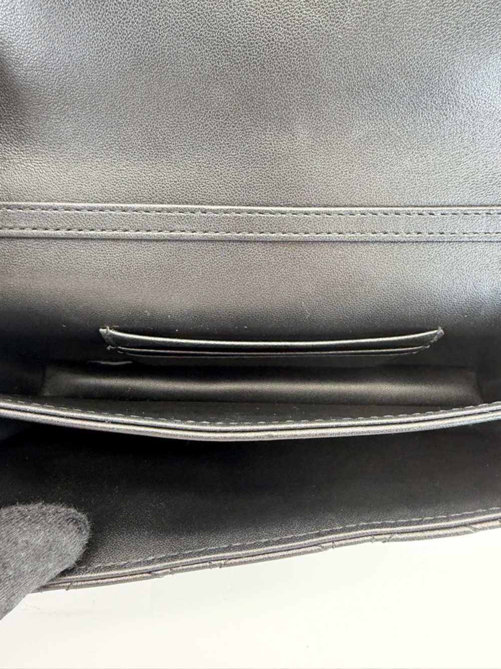 Dior My Dior Mini Black Quilted Cannage Lambskin Shoulder Bag - Picture 12 of 16